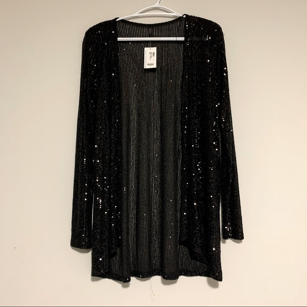 SEQUIN CARDIGAN